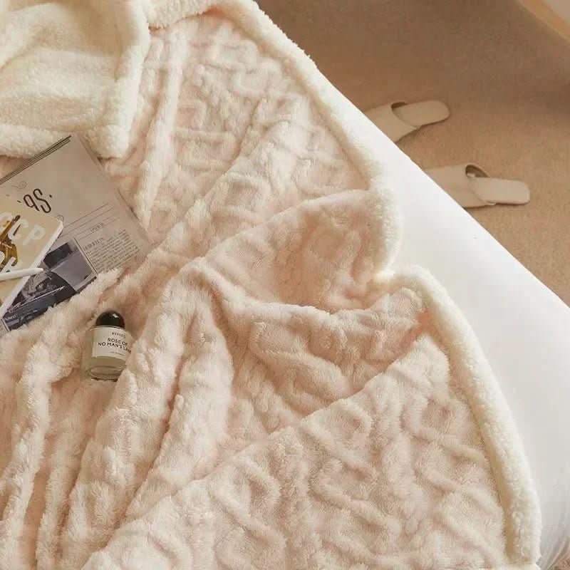 Vinterfilt i Lammull och Mikrofiber för Mysiga Stunder 5