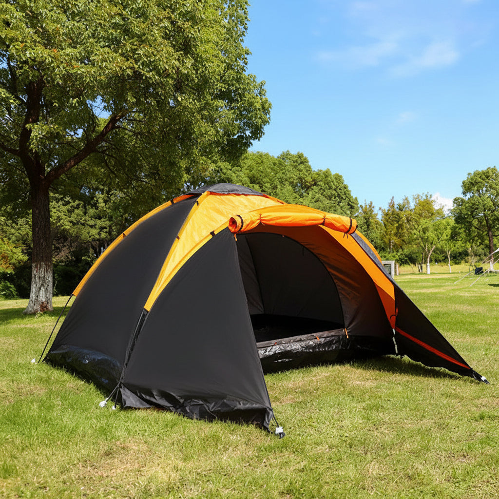Vuxnas Campingtält Med Väderskydd För Utomhusbruk Rymlig Design 0