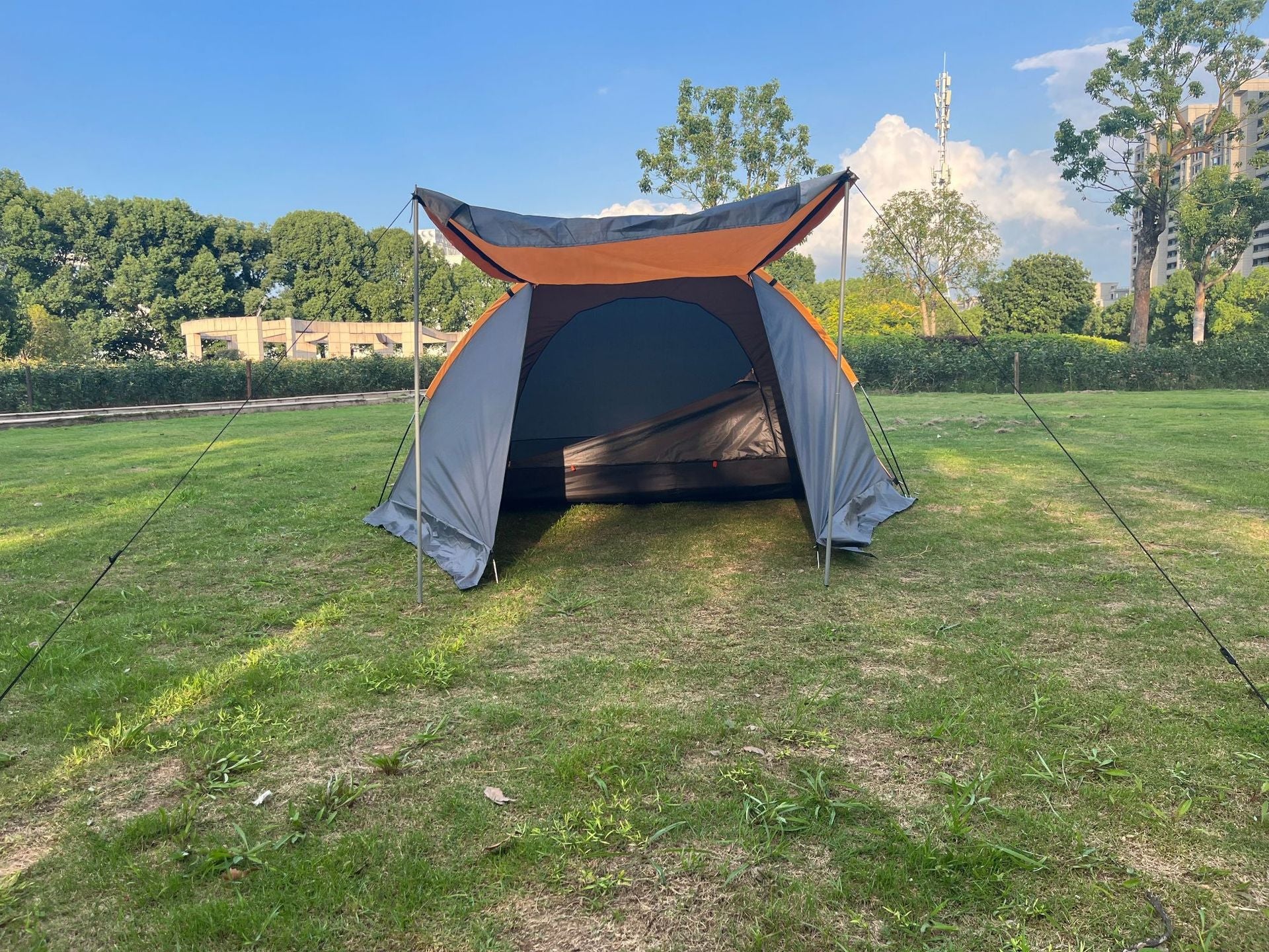 Vuxnas Campingtält Med Väderskydd För Utomhusbruk Rymlig Design 2