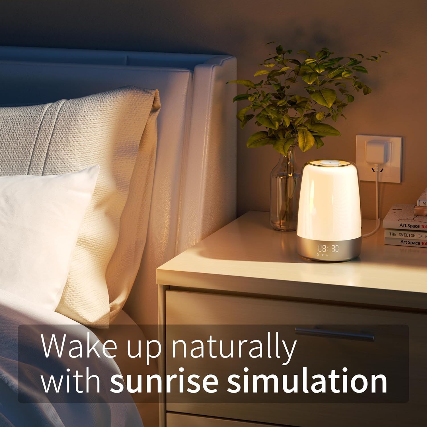 Wake-Up Light med Soluppgång och Solnedgång 2