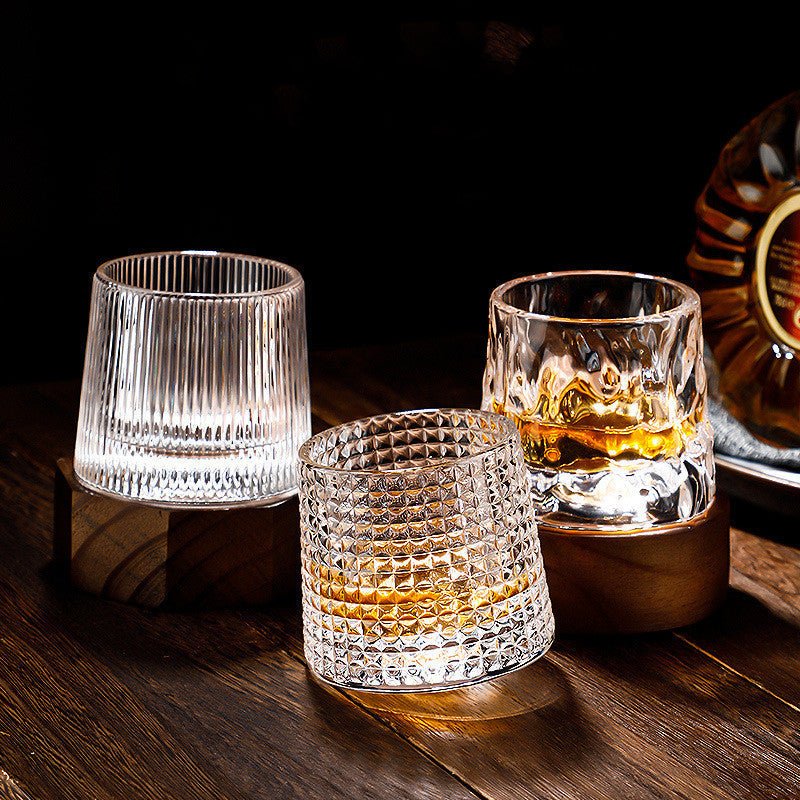 Whiskyglas med Roterande Design för Stilfull Njutning 8