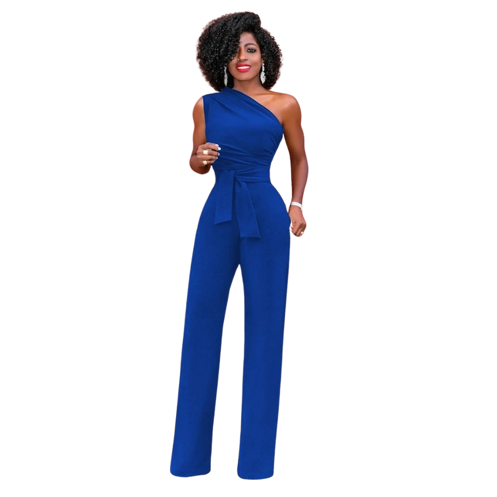 Bodycon Jumpsuit med en axel