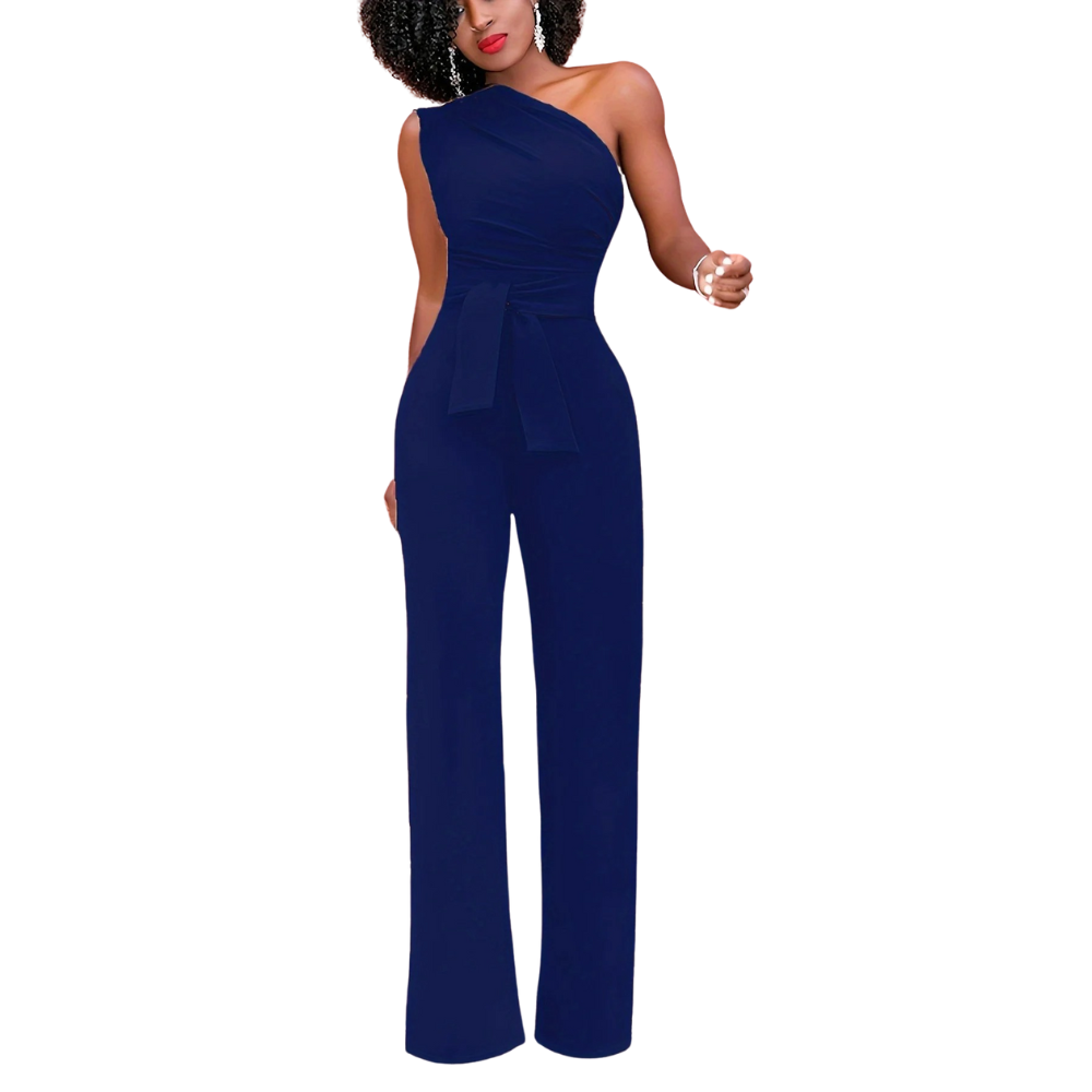 Bodycon Jumpsuit med en axel