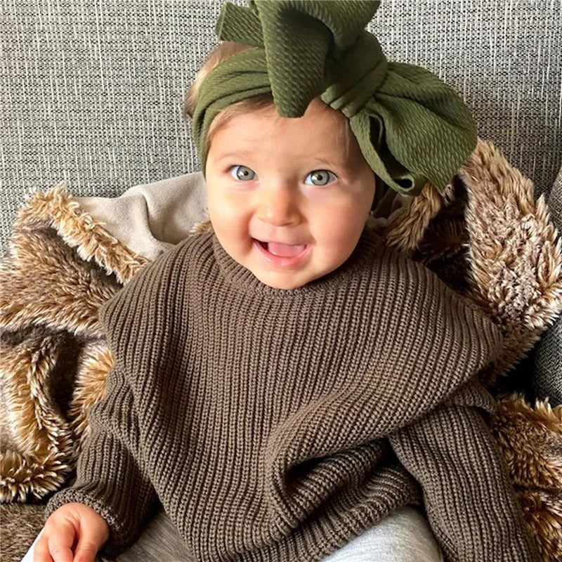 Casual stickad tröja för barn