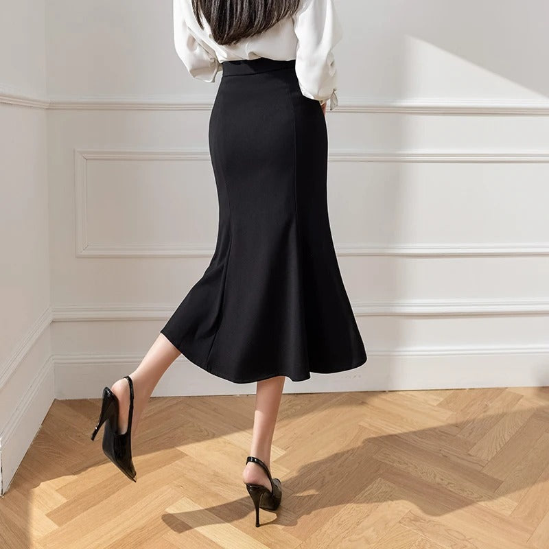 Slim Fit sjöjungfrukjol för kvinnor