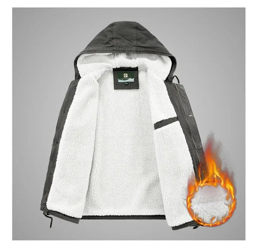 Bomberjacka med lös passform för män