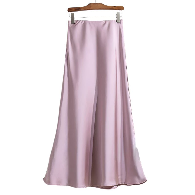 Kvinnors ättika Satin Fishtail kjol