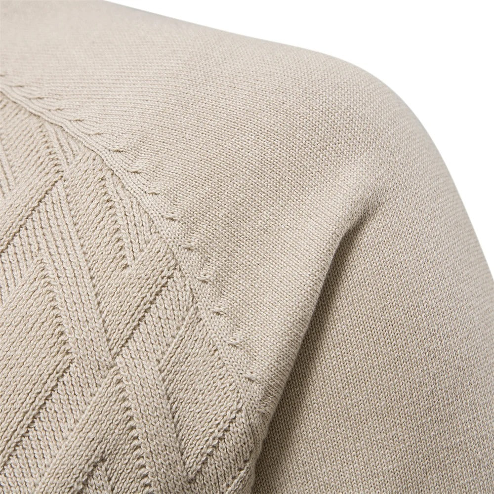 Stickad tröja för män