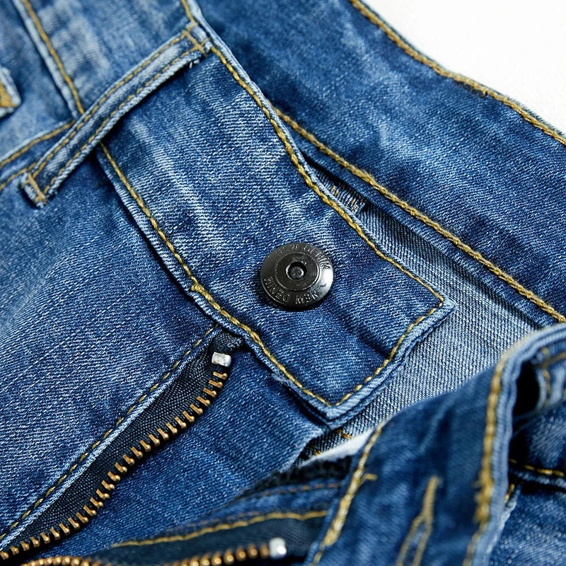 Klassiska jeansshorts för herr