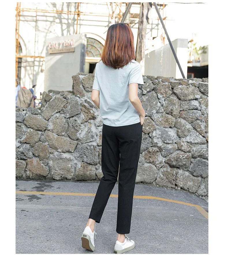 Harembyxor med resår i midjan för kvinnor