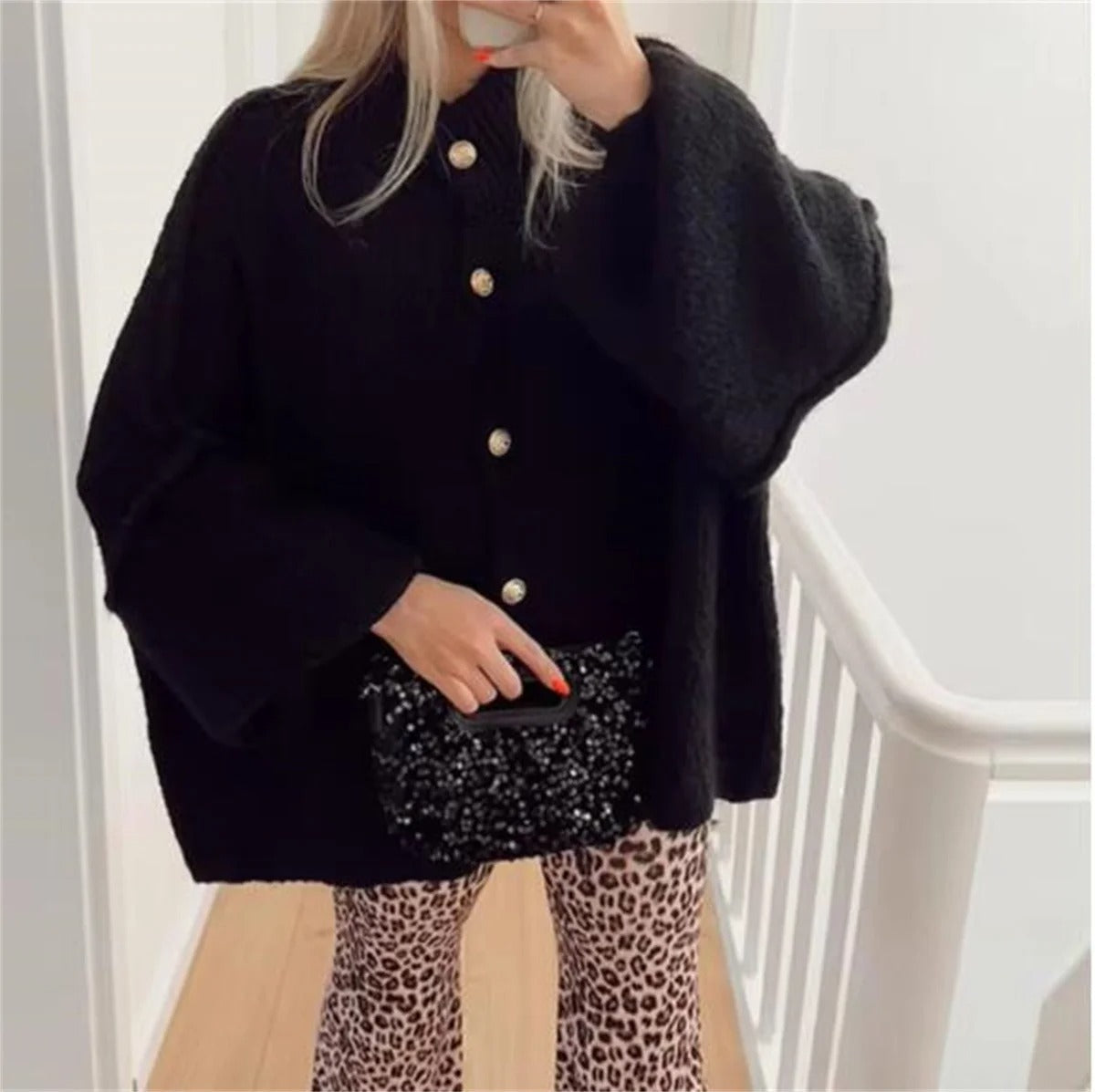 Casual lös tröja för kvinnor