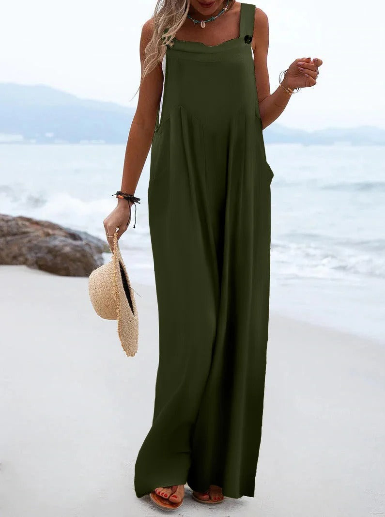 Suspender-jumpsuit för kvinnor