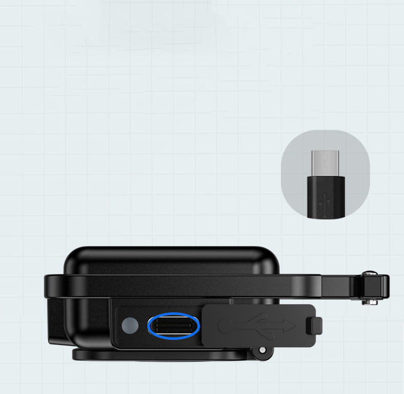 Mini uppladdningsbar nyckelringslampa