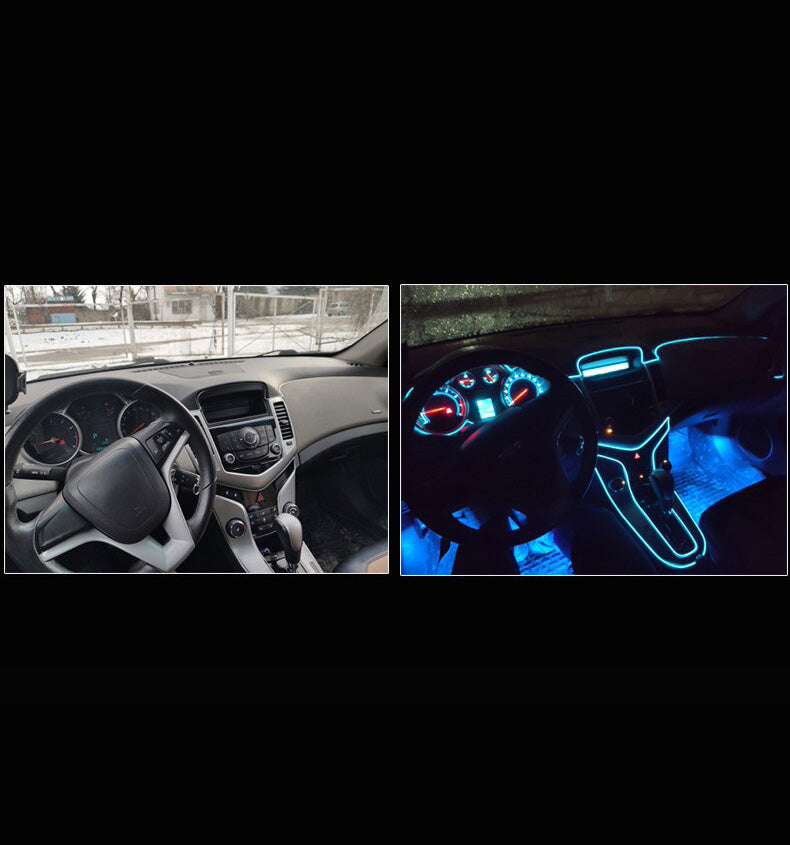 Bil LED-remsor dekor