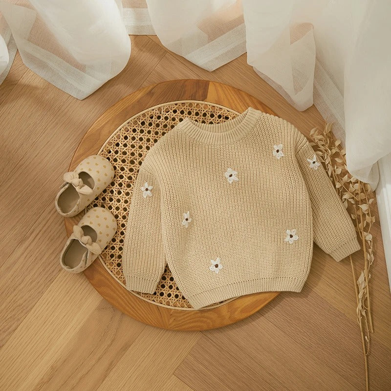 Stickad tröja för barn