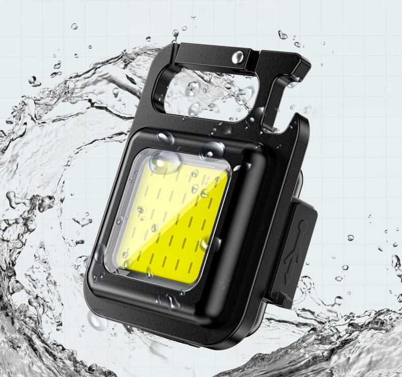 Mini uppladdningsbar nyckelringslampa