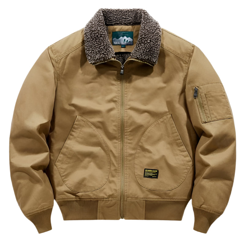 Jacka i lammull för män