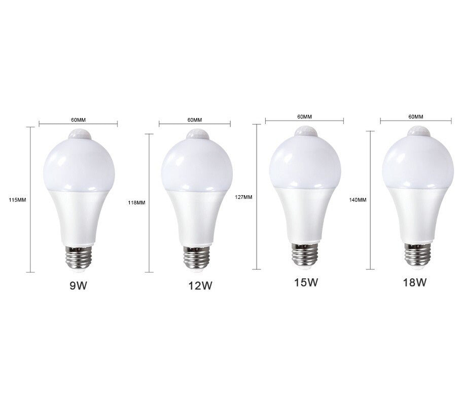 LED-lampa för rörelsesensor