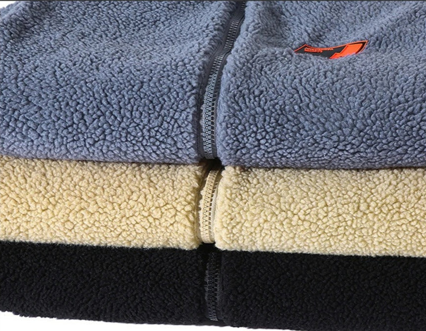 Vinterväst i polarfleece för män