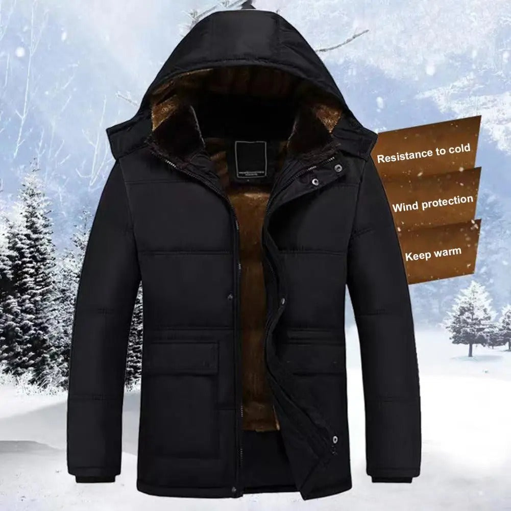 Vindtät huvajacka för män