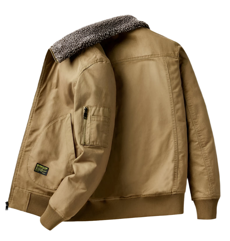 Jacka i lammull för män