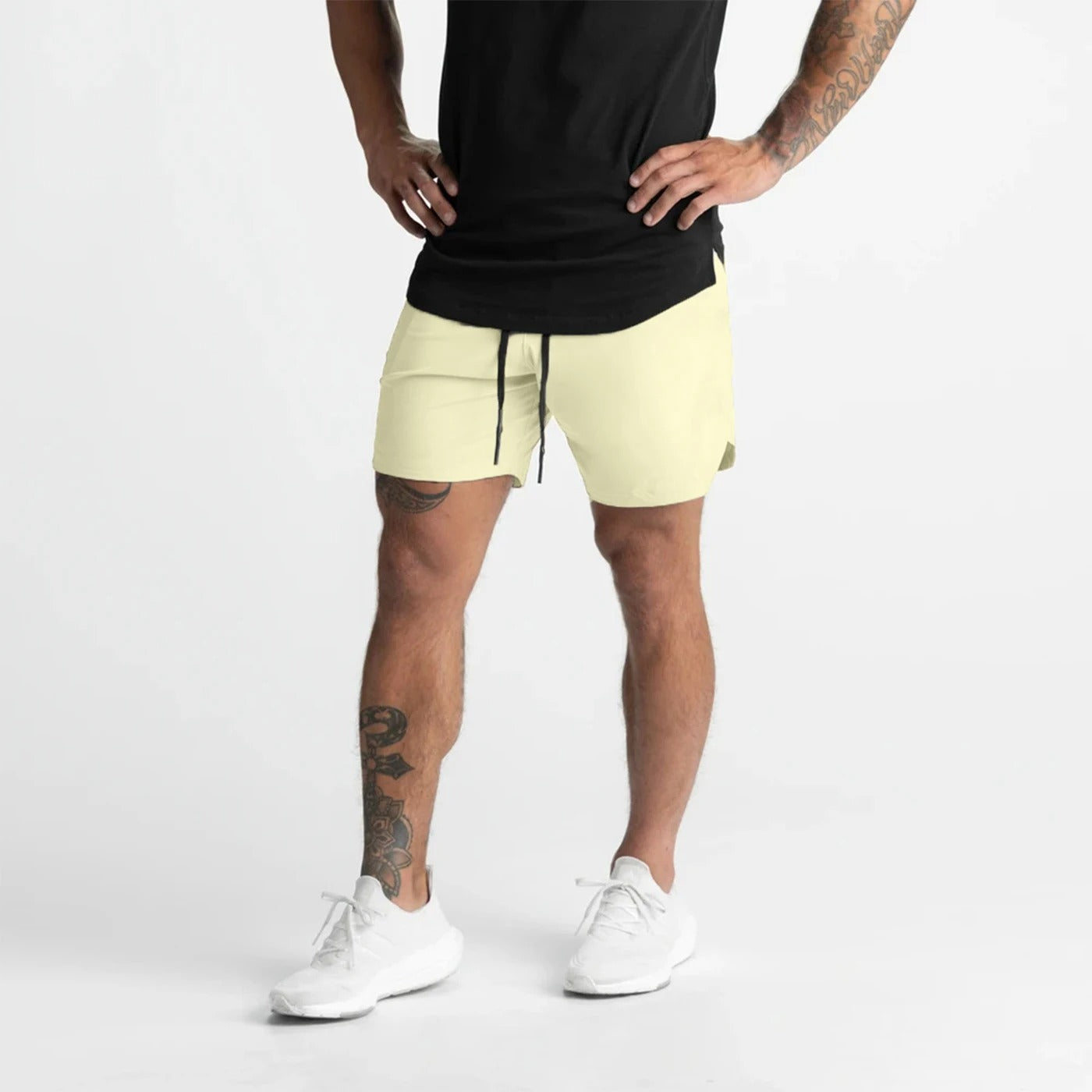 Snabborkande sportshorts för män