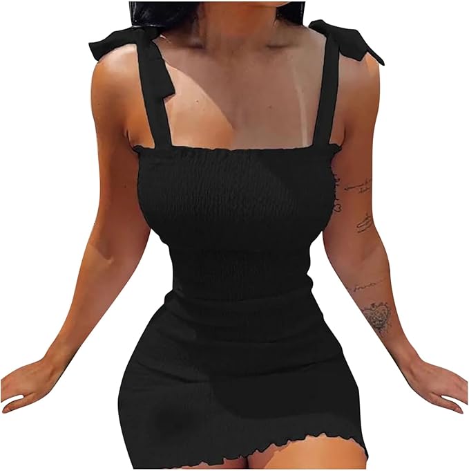 Off-shoulder miniklänning för kvinnor