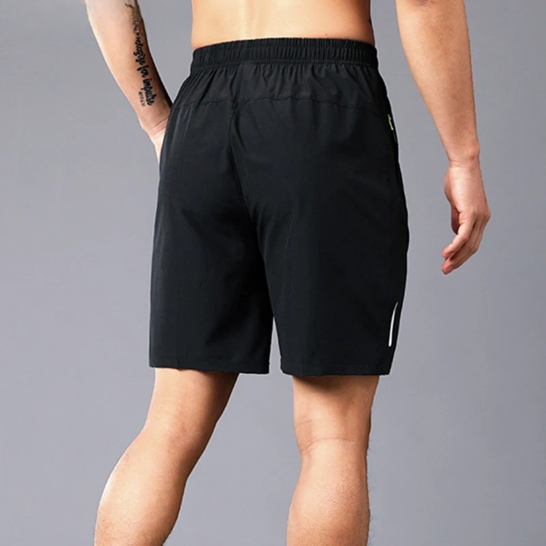 Snabborkande fitnessshorts för män