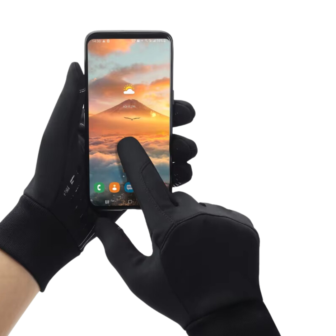 Vinter utomhussport löparhandskar