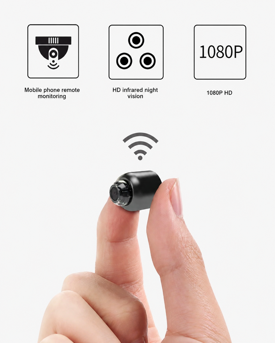 Dold WiFi-kamera för Hemövervakning