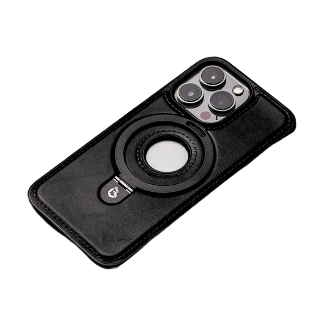 iPhone Fodral Läder Med MagSafe Skyddande Design 0