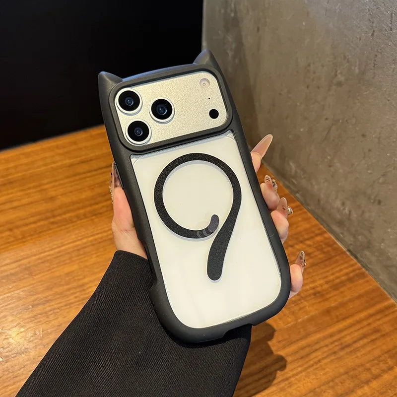 iPhone Fodral med Kattöron och MagSafe 7