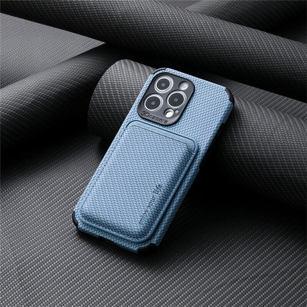 iPhone Wallet Case Med Magnetisk Korthållare 7