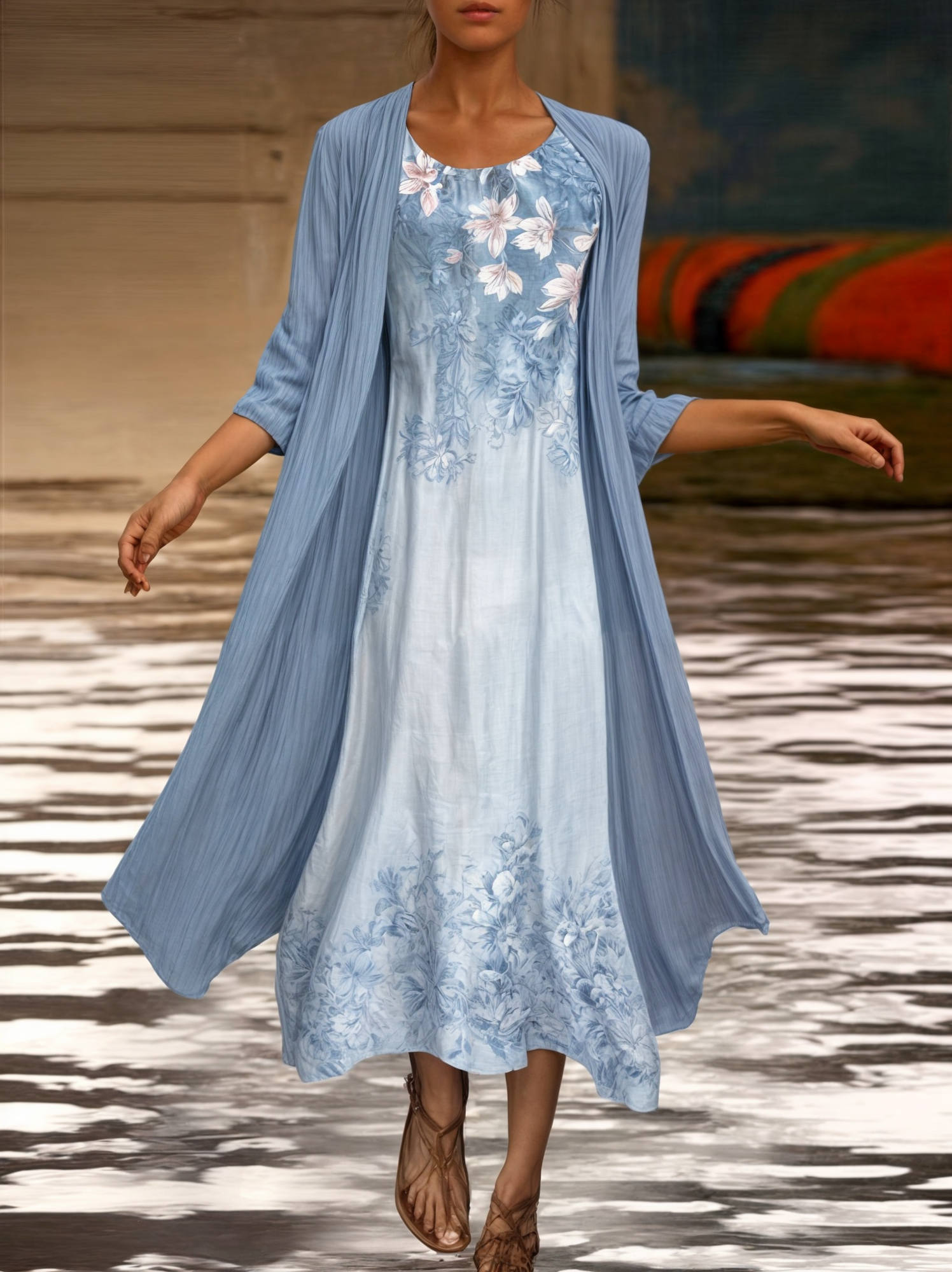 Våren Lady Klänning