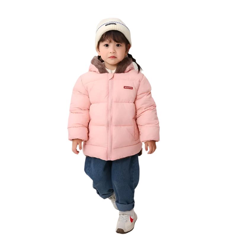 Barn tjock fleece vadderad jacka