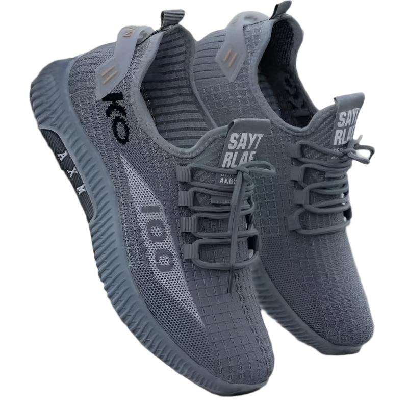 Andningsaktiva halkfria sneakers för män