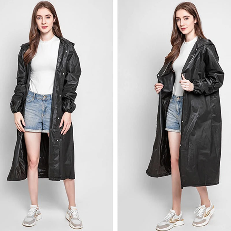 Vattentät regnrock för kvinnor