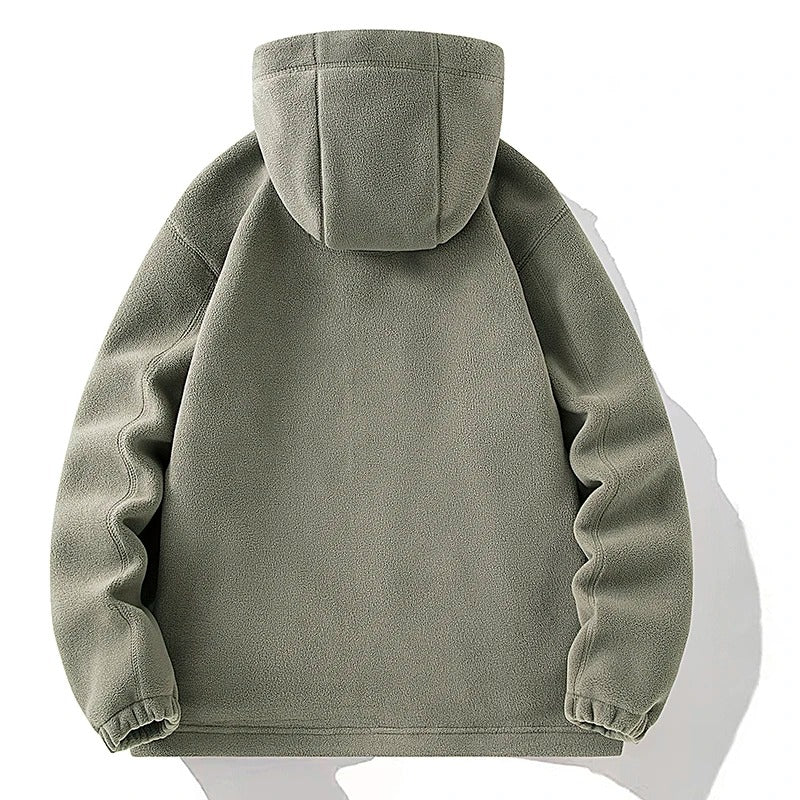 Kalltålig fleecejacka för män