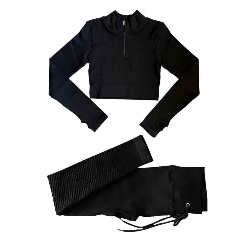 Sömlös yogaset för kvinnor