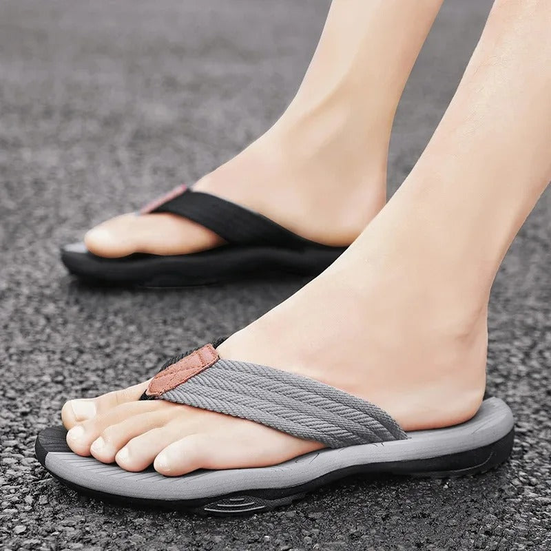 Herrens halkfria sommarflip-flops