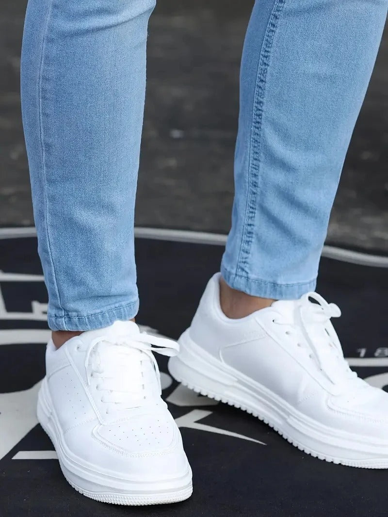 Casual Slim Fit-byxor för män