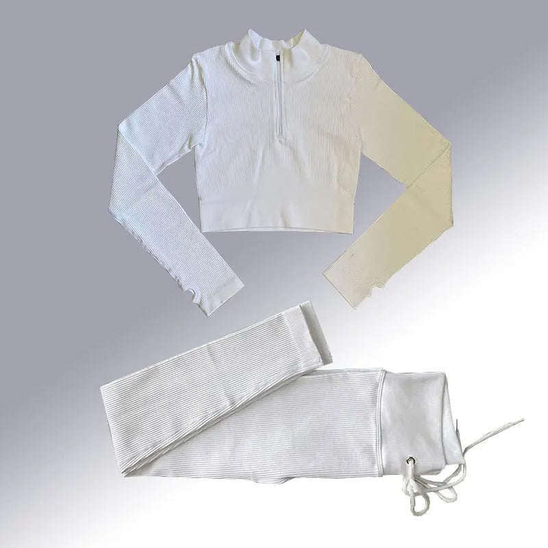 Sömlös yogaset för kvinnor