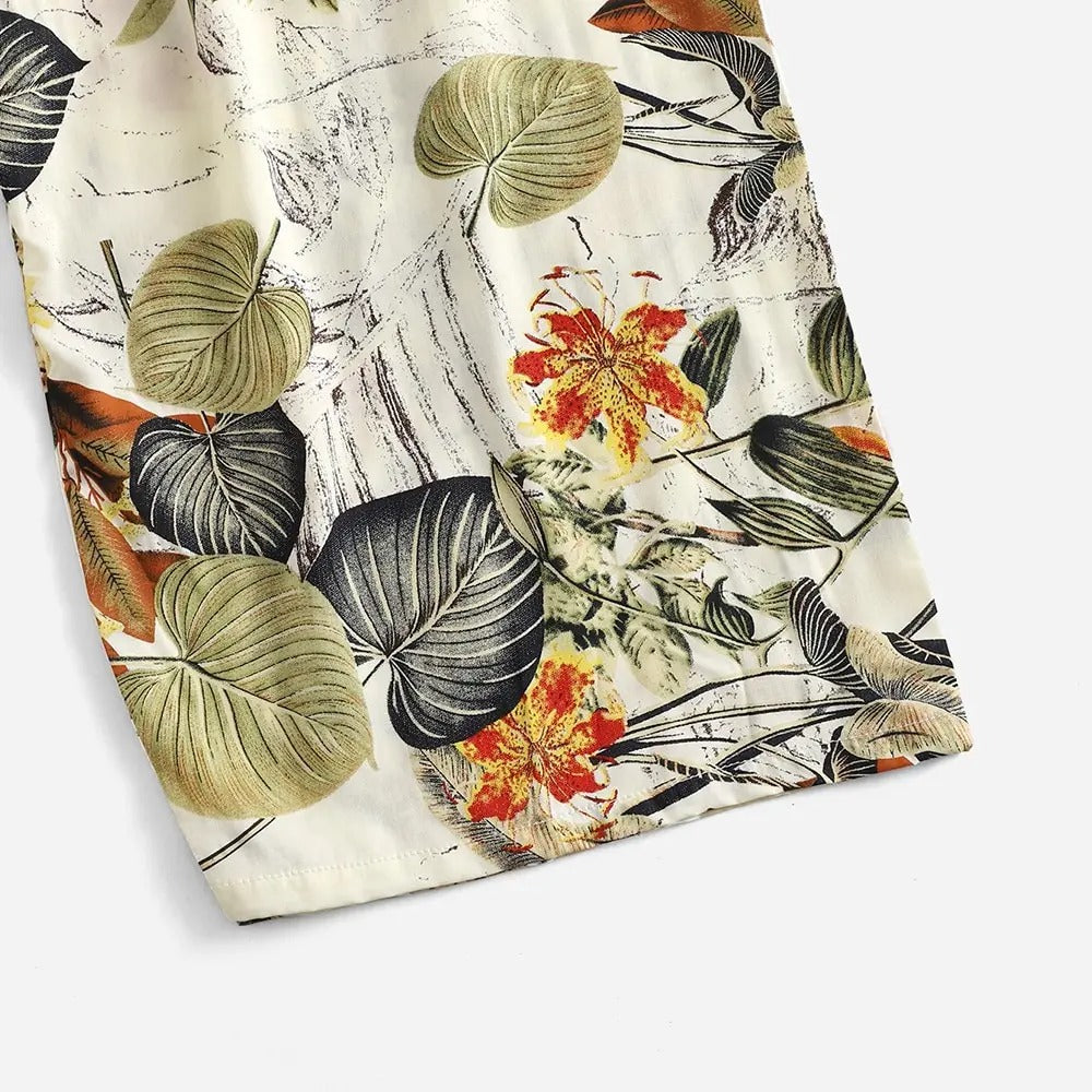 Dambyxor med vida ben och resår i midjan