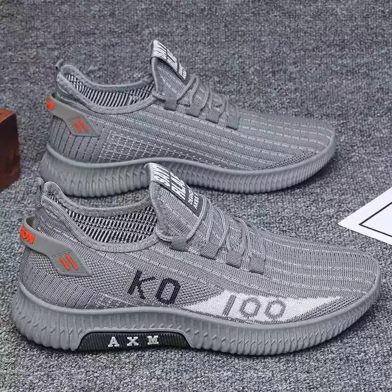 Andningsaktiva halkfria sneakers för män