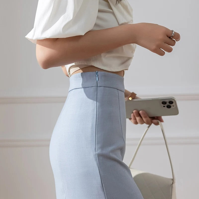 Slim Fit sjöjungfrukjol för kvinnor