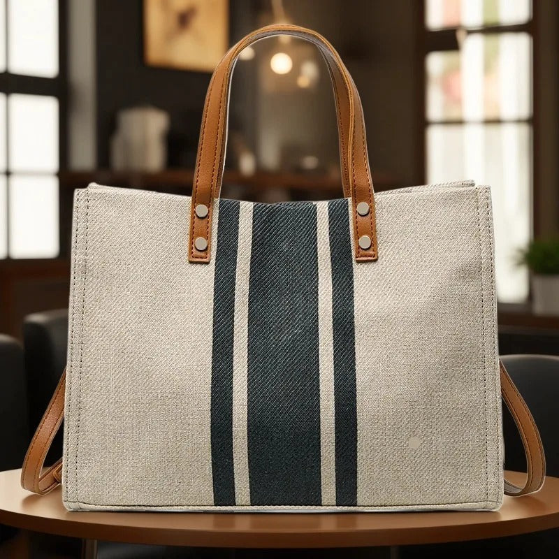 Hinkväska i canvas för kvinnor