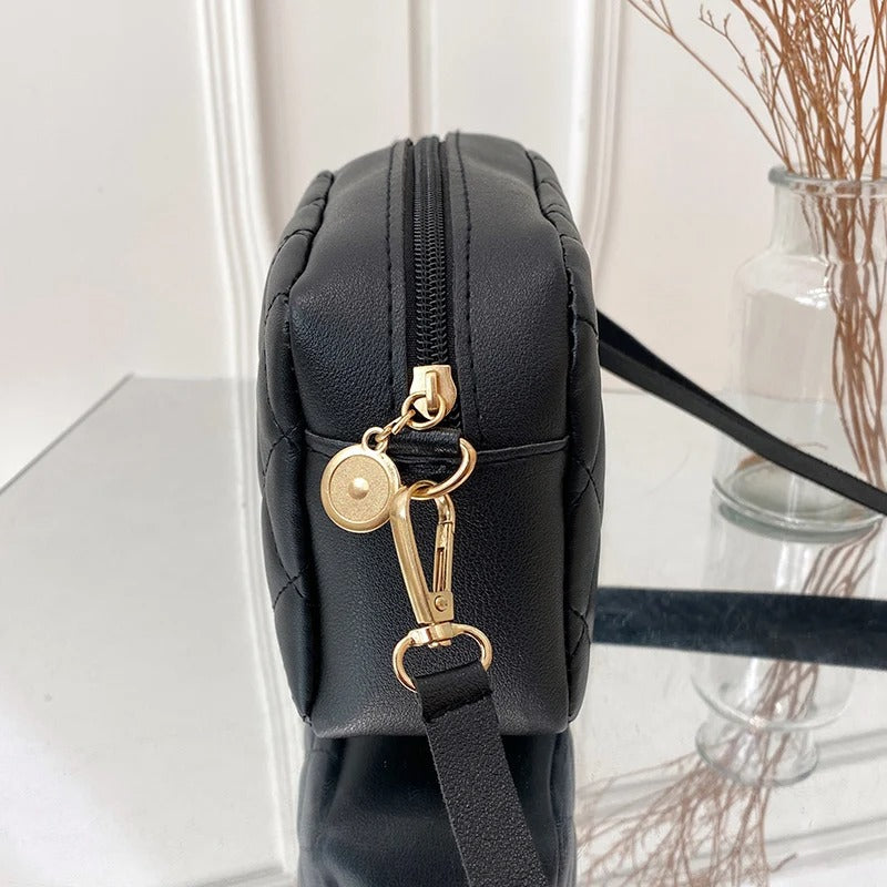 Diamantformad quiltad fyrkantig dragkedja