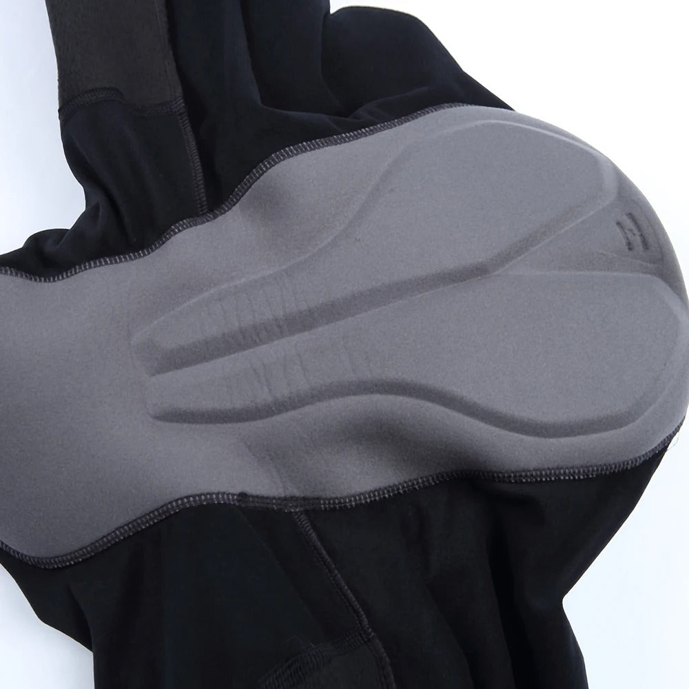 Termiska cykeltights för män + sadelkudde för cykel