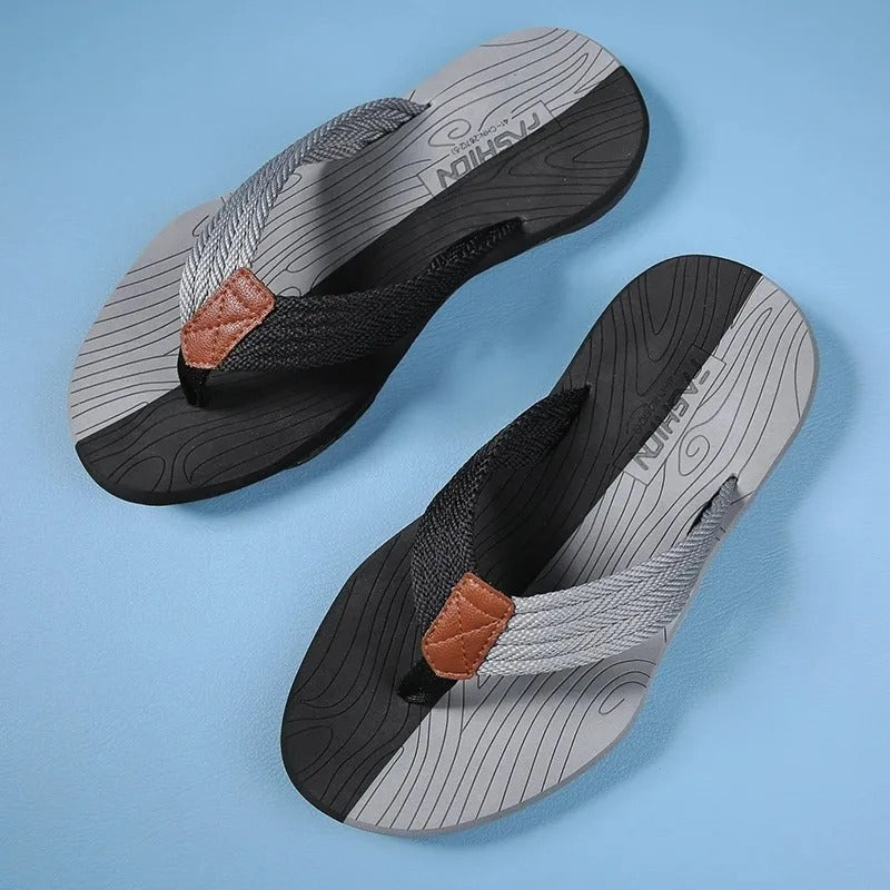 Herrens halkfria sommarflip-flops