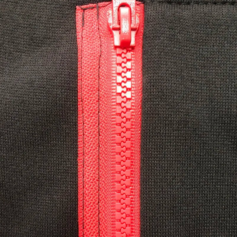 Pullover med huva och dragkedja för män